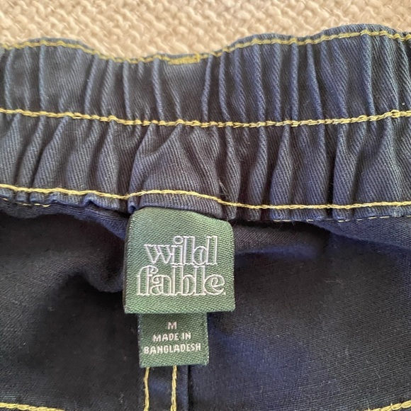 Wild Fable Navy Blue Wide-Leg Cargo Pants – Size M - Picture 9 of 9